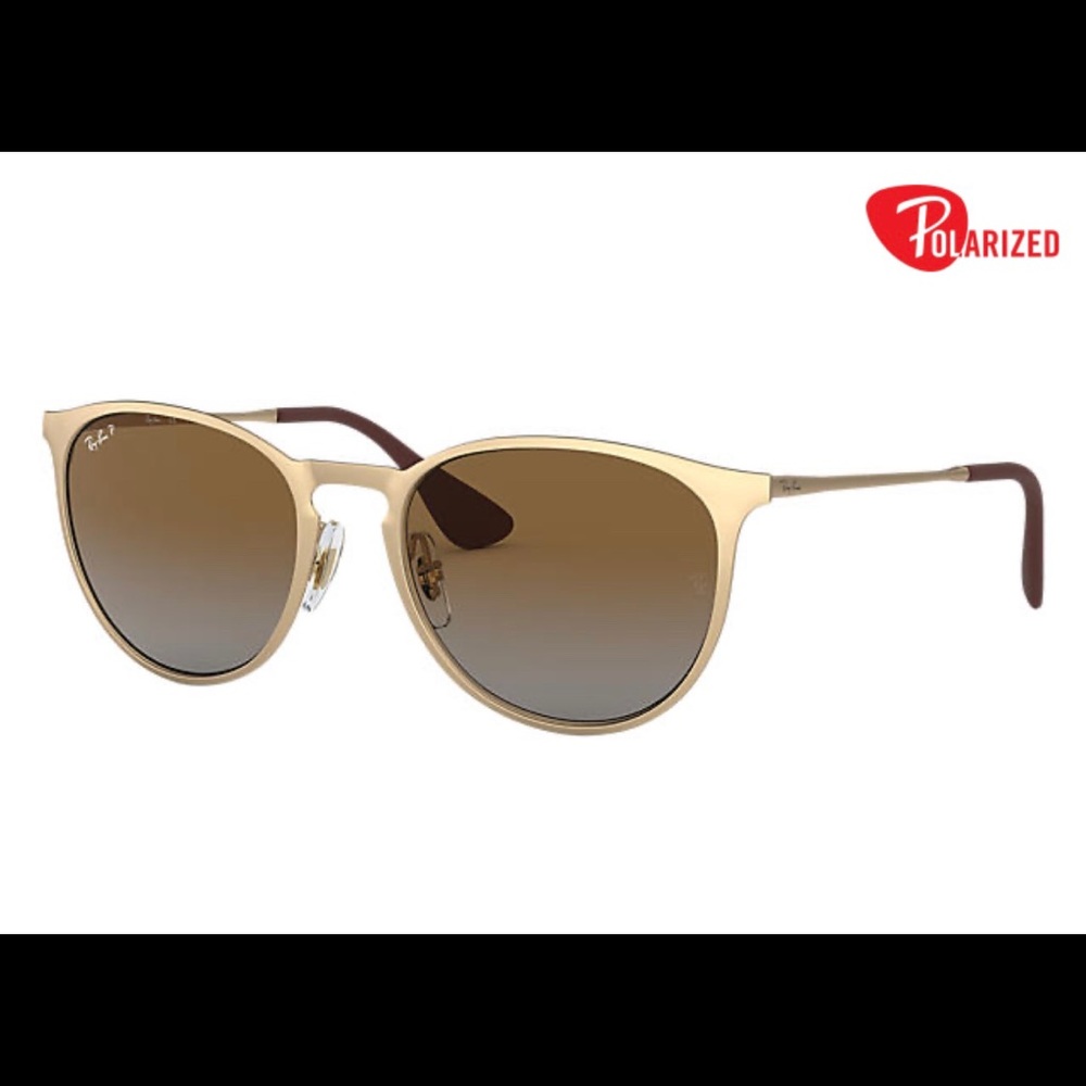 Gold metal ray ban Erica
